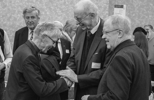Weihbischof em. Dr. Paul Wehrle, Dr. Paul Josef Kardinal Cordes, Prof. Dr. Heinrich Pompeÿ